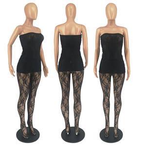 Set di leggings in due pezzi in <span class=keywords><strong>pizzo</strong></span> di san valentino con Top a tubo e Legging a vita alta - Product Image 6