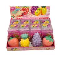 Ensemble de jouets squishy aux fruits croustillants, tendance virale, squishies en caoutchouc à thème fruité, jouet créatif anti-stress à presser pour enfants et adultes