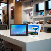 Écran LCD 12 pouces Tablette numérique Android Machine publicitaire de bureau Écran tactile Signalisation numérique Android