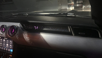Kit d'éclairage d'ambiance dynamique étoilé pour Ford Mustang Coupé S550 15-22, comprenant un anneau lumineux pour la grille d'aération intérieure et une bande lumineuse pour le tableau de bord