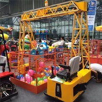 Grue de simulation à monnayeur pour enfants, machine de jeu de parc d'attractions