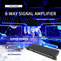 Distribution d'amplificateur répartiteur dmx à isolation optique SC 8 voies ST-8 pour éclairage de scène