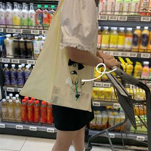 Sac de courses pliable personnalisé JY174 en polyester, motif animal, pour supermarché - Product Image 2
