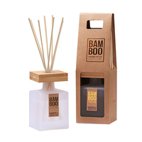 Coffret Cadeau de Luxe AIKUN, Huile Essentielle Sans BPA Personnalisée, Aromathérapie, Bougie Parfumée à la Soja, Ambiance Calme et Confortable, Ensemble de Diffuseur à Roseaux