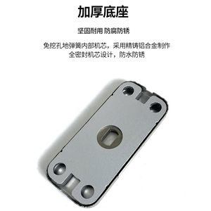 Floor <b>Springs</b> For Wooden <b>Doors</b> 180 Degrees Stainless Steel Easy Installation Industrial Design - Product Image 3