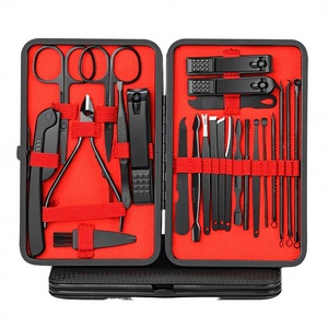 ชุดอุปกรณ์ดูแลเล็บมือและเล็บเท้าอเนกประสงค์ 7 in 1 สำหรับการเดินทาง 24 ชิ้น ทำจากสแตนเลสสตีล บรรจุในกล่องหรูหรา เหมาะสำหรับเป็นของขวัญงานแต่งงาน - Product Image 2