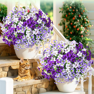 Bouquet artificiel d'eucalyptus et de glycine 30cm-100cm, fleurs en plastique PE et soie, haute simulation, pour décoration extérieure et intérieure - Product Image 2