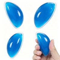 Compresse froide ovale réutilisable en gel PVC non toxique pour hémorroïdes, soulagement des gonflements et des douleurs post-partum et post-chirurgicales