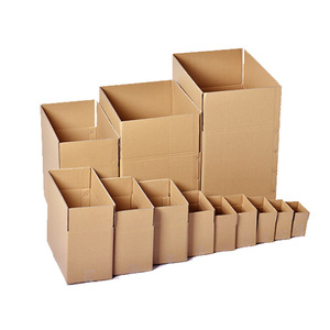 Customized Folding 3 Layer Hard Corrugated Cardboard Box Wholesale Courier Shipping Moving Carton