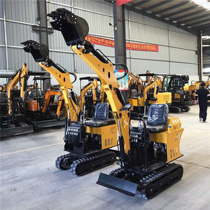 EPA CE 0,8 T Mini Excavadora hidráulica excavadora diseño de orugas jardín agricultura uso envío gratis mejor precio chasis reforzado - Product Image 5