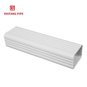 Tubi di Scarico per Pioggia in <span class=keywords><strong>PVC</strong></span> da 5,2 Pollici, Raccordi per Tubi di Scolo, Sistema di Grondaie in Vinile, Tubi Bianchi per Grondaie, Produzione Cinese - Product Image 4