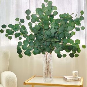 Feuilles d'eucalyptus artificielles Qingyu Chronicle vertes de 36 pouces pour décoration de mariage et arrangements floraux - Product Image 2