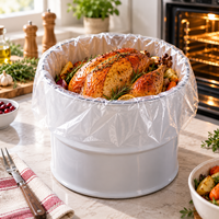 Grands sacs de cuisson pour dinde, résistants à la chaleur, transparents, pour poulet, viande, volaille, emballage alimentaire