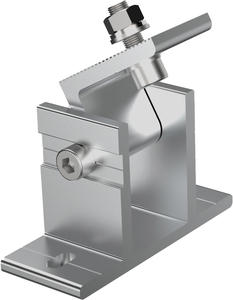 Sistema de montaje solar fotovoltaico ajustable de aluminio al por mayor con sistema de inclinación ajustable para sistema de techo de estaño - Product Image 3