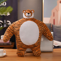 Nouveau design Oreiller en peluche panda doux et écologique Jouet en peluche unisexe personnalisé PT petite tête avec gros corps avec rembourrage en coton PP