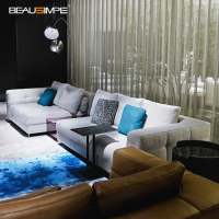 Ensemble de canapés sectionnels extensibles en tissu, modernes et confortables, très populaires pour le salon