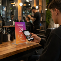 Carte NFC personnalisée XYT pour avis Google, puce NTAG213, RFID 13,56 MHz, carte PVC programmable avec code QR pour les réseaux sociaux et les entreprises