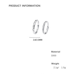 Bagues de couple en argent sterling 925, style personnalisé, réglables, superposées, pour mariages, bijoux en argent, YB-XY-816 - Product Image 6