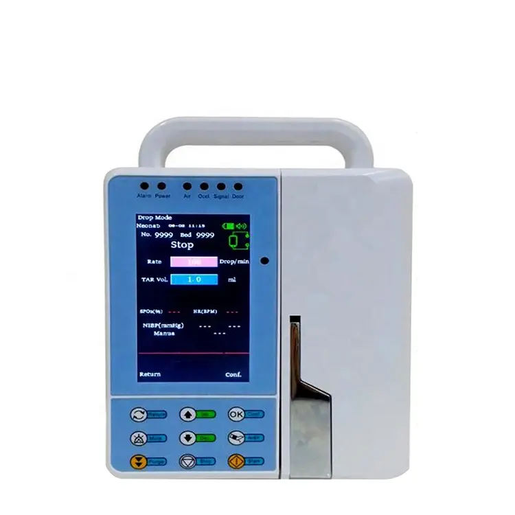 Veterinärmedizinische Infusionspumpe mit LCD-Anzeige tragbare iv Infusionspumpe Flüssigkeitsspritze intravenöse Spritze iv Infusionspumpe
