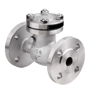 KQ H44W-16P thép không gỉ <span class=keywords><strong>SS304</strong></span> SS316 6 <span class=keywords><strong>inch</strong></span> PN16 loại mặt bích van kiểm tra van không quay trở lại với thiết kế mặt bích - Product Image 6