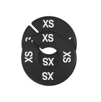 Garde-robe vêtements diviseur de taille en plastique pour trier les vêtements réutilisable noir porte-vêtements taille diviseur rond étiquette de taille de vêtement