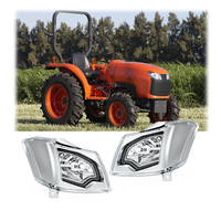 Nouveau phare LED R/L feux de croisement pour modèles de tracteur Kubota L2501H L3200H L3301DT L3800DT L3901H L4600DT L4701H aluminium 6500K