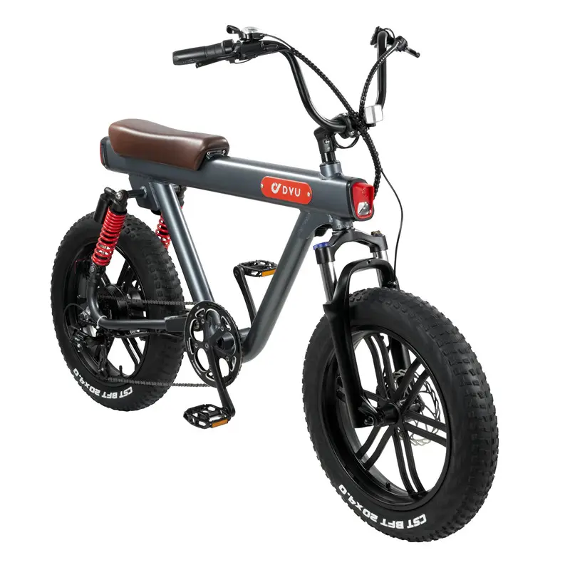 2022 48v 750w retrô pneu gordo, dirt bike e bicicleta chopper