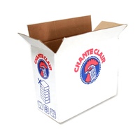 Logo personnalisé emballage d'expédition ondulé grand UV 3mm papier feuille gaufré mat stratification carton emballage brillant stratification