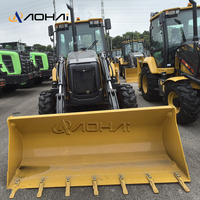 Aksesoris Opsional Excavator Loader Roda Dua Empat Roda XC870K, Traktor Loader Depan dengan Komponen Inti Mesin Pompa