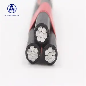 Twisted overhead transmission aerial bundle cable abc cable supplier