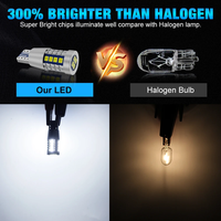Bombilla LED para Auto 12V T10 W5W 194 168 Canbus 2016 20SMD, Luz de Posición, Interior, Mapa, Techo, 6000K, Sin Errores