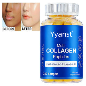 Colágeno Hidrolizado Certificado en Cápsulas Blandas, Bajo en Azúcar, para Adultos, Reduce las Líneas Finas y Arrugas, Apoya la Salud y la Flexibilidad de las Articulaciones, OEM/ODM - Product Image 1