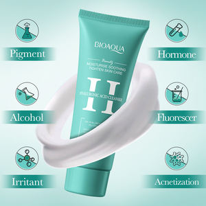 Limpiador facial OEM <span class=keywords><strong>BIOAQUA</strong></span> con logotipo personalizado, ácido hialurónico y Niacinamida, Limpieza Profunda, control de aceite, lavado de cara brillante para uso diario - Product Image 5