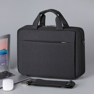 Sac pour ordinateur portable imperméable et léger, sac bandoulière professionnel, sac de voyage durable en Oxford, grande capacité, logo personnalisé, mallette élégante - Product Image 4