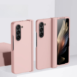 <span class=keywords><strong>Funda</strong></span> 3 en 1 con Conexión de Bisagra para Samsung <span class=keywords><strong>Galaxy</strong></span> <span class=keywords><strong>Z</strong></span> <span class=keywords><strong>Fold</strong></span> 6 5 3 <span class=keywords><strong>4</strong></span>, Carcasa Rígida Color Macaron para Fold5 Fold4 Fold3 - Product Image 3