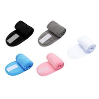 Offre Spéciale personnalisé LOGO tissu éponge lavage du visage Spa Sport coton bandeaux visage Spa maquillage cheveux accessoires pour les femmes