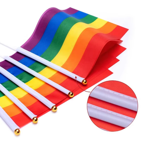 Custom 100% Polyester <b>Mini</b> <b>Hand</b> Flags Customized Sizes Digital Printing Custom Logo Any Design Small Country Flags - Product Image 6