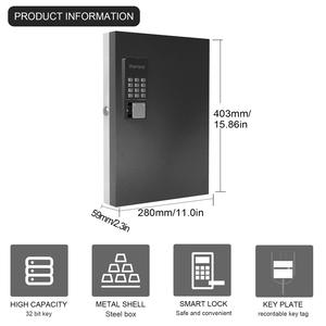 All Steel Factory 32 Postion Real Estate 4S Car Shop Real Estate Key Management Boîtes <span class=keywords><strong>de</strong></span> verrouillage <span class=keywords><strong>de</strong></span> té<span class=keywords><strong>l</strong></span>éphone portable Serrure à combinaison numérique - Product Image 4