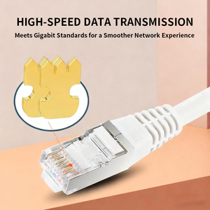 Outdoor Cat6 FTP Shielded Ethernet <b>Cable</b> PE Jacket <b>Waterproof</b> UV Resistant Solid Copper Drain Wire - Product Image 4