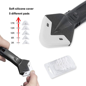 3 в 1 силиконовые инструменты для герметика, инструмент для отделки герметика, инструмент для удаления смазки, скребок для удаления герметика, стеклянный скребок для клея, для продажи - Product Image 4