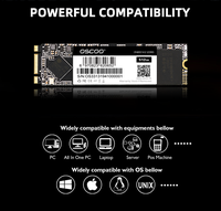 SSD M.2 2280 128GB 256GB 512GB 1TB SSD SATA3 OSCOO 32GB 64GB HDD Internal Solid State Drive