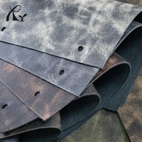Tissu PU Camouflage Irrégulier Effet Vieilli 1,0 mm pour Bottes, Sacs à Dos et Sacs à Main