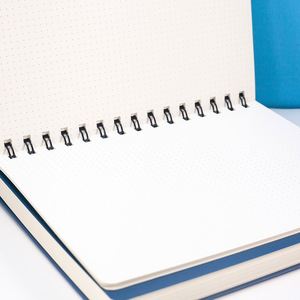 Cuaderno Espiral A5 de Moda con Tapa Dura, Páginas Punteadas, Azul Verde, Libretas para el Regreso a Clases, Suministro de Fábrica para Conferencias - Product Image 4