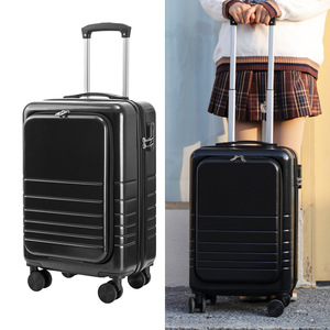 Equipaje <span class=keywords><strong>de</strong></span> mano <span class=keywords><strong>de</strong></span> 20 pulgadas ABS PC Bolsillo frontal <span class=keywords><strong>Maleta</strong></span> <span class=keywords><strong>de</strong></span> equipaje <span class=keywords><strong>de</strong></span> viaje para computadora portátil - Product Image 6