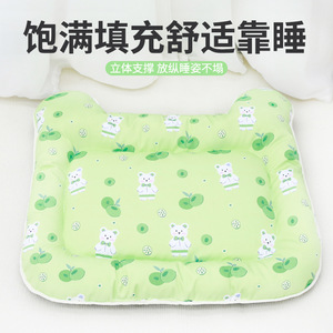 Cute Bear Green Fruit <b>Cat</b> Head <b>Mat</b> Rectangle Pet Bed For Dog Summer Cooling Pad Hand Wash Polyester Fiber Fill - Product Image 3