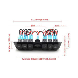 الألومنيوم 6 عصابة 12 فولت على قبالة الملونة أدى الفولتية قارب البحرية للماء Toggle - Product Image 3