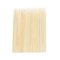 Brochettes en bambou jetables écologiques pour fruits, 4,0 mm x 18 cm
