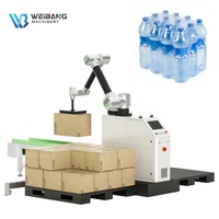 Robot intelligent de palettisation, machine d'empilage de boîtes en carton, sacs et bouteilles d'eau, système de palettisation automatique à bras robotique
