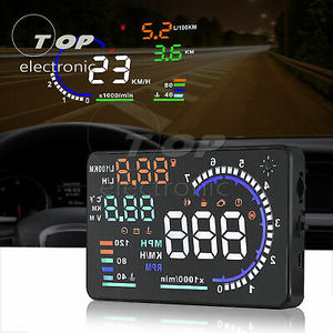มาตรวัดหน้าปัดรถยนต์5.5นิ้ว OBD2โปรโตคอล OBDII สำหรับ A8มืออาชีพ - Product Image 4