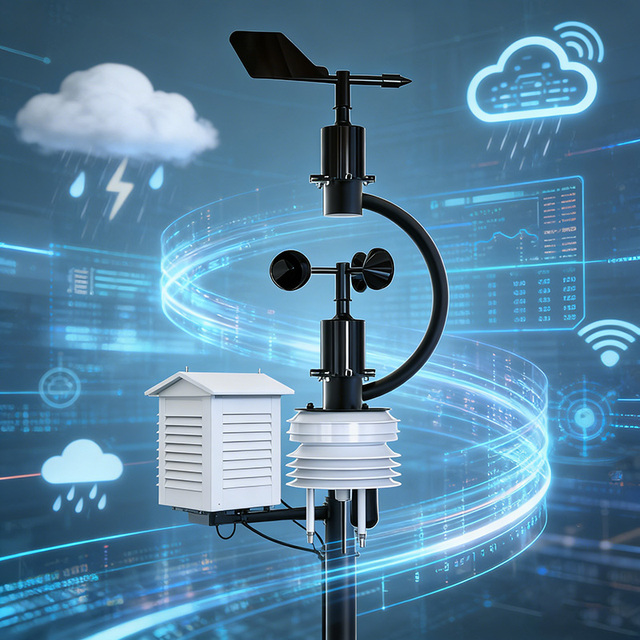 High Precision and Multi Parameter C-type Integrated Environmental Monitoring Meteorological Station